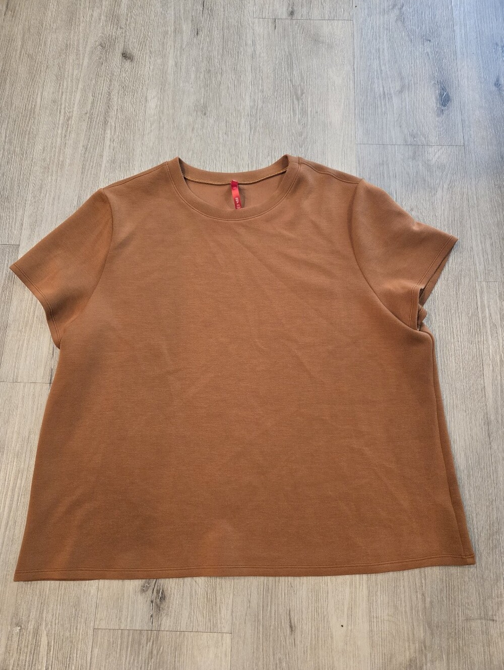 SPANX Airessentials Crewneck Tee Burnt Orange Sz 2X